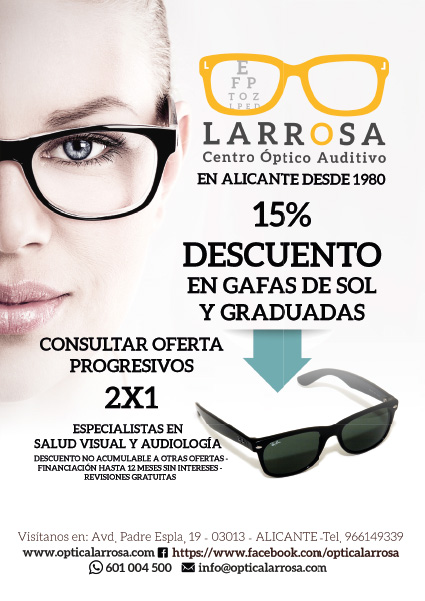 Publicidad Centro Optico Auditivo Larrosa